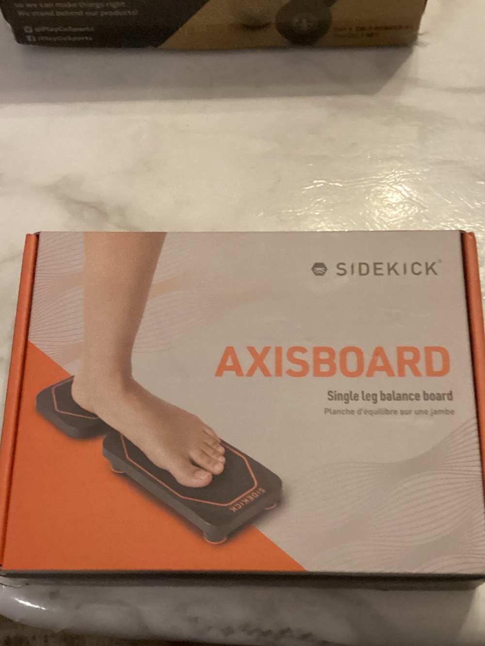 AxisBoard Single-Leg Balance Trainer — Orange/Black